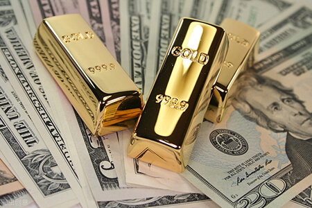 美元刷近四周新低 黄金下跌空间受限